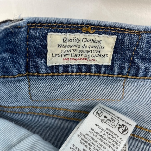 Levi’s Vintage Premium 511 Straight Leg Jeans Men’s Size 34/36x32 - Picture 7 of 16